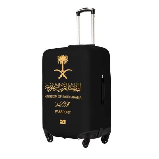 Saudi Arabia Passport Suitcase Cover  Kingdom Of Saudi Arabia Useful Cruise Trip Protection Luggage Case Vacation